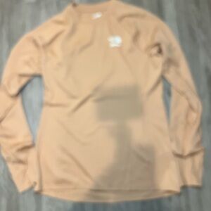 Skims x the north face dot knit long sleep ochre top
